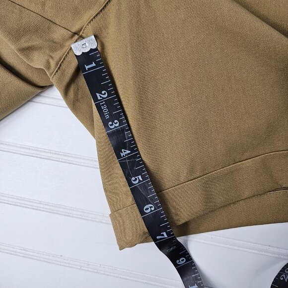 Universal Standard Women's Tan High Waisted Cuffed 4 Pocket Shorts Size XS NWT - Picture 15 of 15